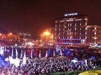 На Евромайдане сейчас около 10 тысяч человек. Инцидентов пока нет
